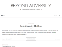 Tablet Screenshot of beyondadversity.com
